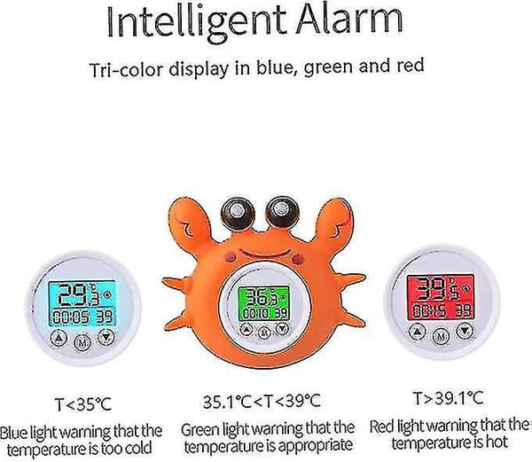 Digital Baby Badkar Termometer LED-Display Termometer 100*110mm