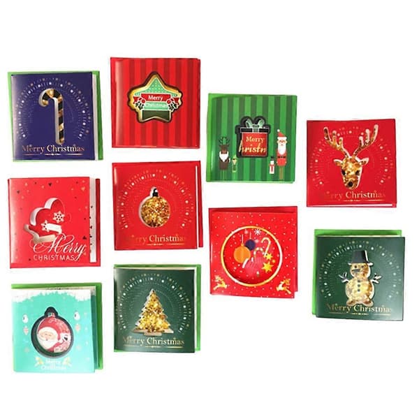 Creative Blessing present Hälsning För Barn Trefaldig Design Festinbjudan 17x17x0.1cm 20-pack