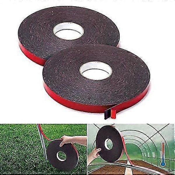 2 stk. 20 mm*20 m Have Drivhus Bøjler Varmebestandig Varmeledende Skumtape