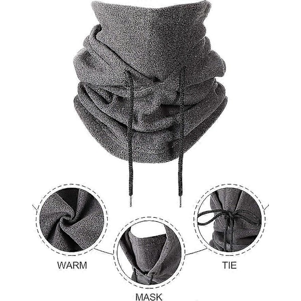 3 kpl Tactical Heavyweight Balaclava, miesten talvifleecebalaclava ulkoiluun, retkeilyyn, hiihtoon ja pyöräilyyn