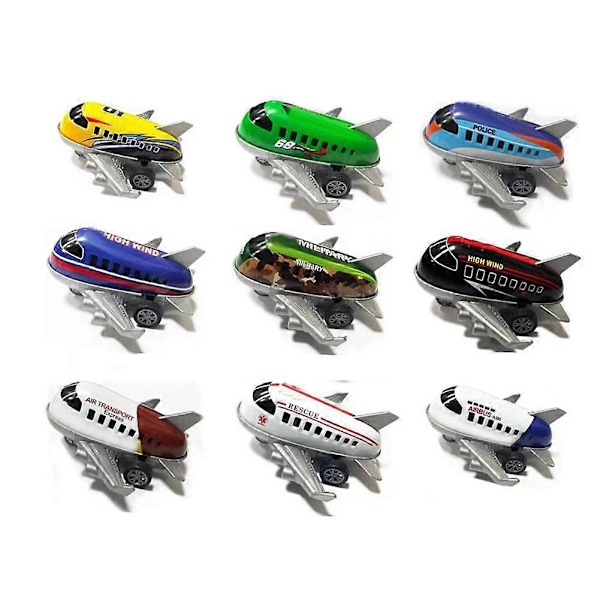 Leksaksflygplan med Dragfunktion, Mini Flygplansmodell för Barn från 6 År och Uppåt
