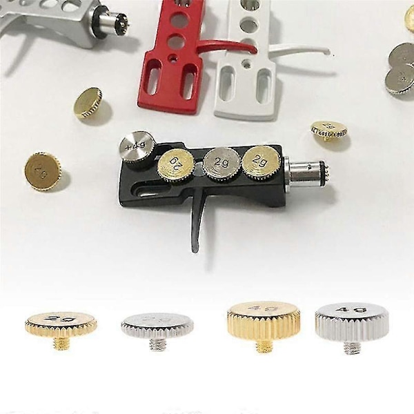 Headshell 4G Shell Vekt Platespiller Metall Elektrisk Instrument Deler for SL1200 SL1210 MK2 3 5 M5G Stylus DJ, Sølv