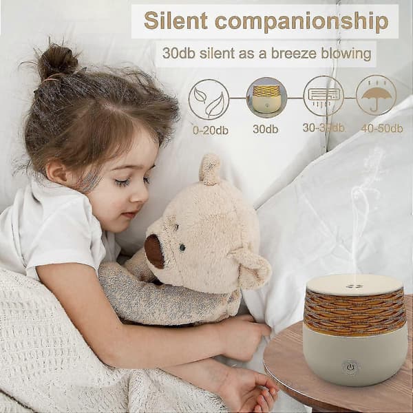 Små æteriske oliediffusere Mini Diffuser til æteriske olier Trækorn 30ml