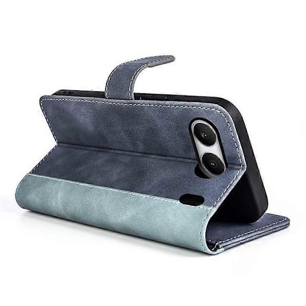 Yhteensopiva OnePlus Nord 4 Lompakkokotelo Nahkainen Puhelinkuori, Liitosväri Blue