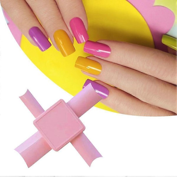 Pro Franska Nagelspetsar Modell Trimmer Guide för Akrylnaglar Fransk Manikyr Cutter Nagelkonstverktyg