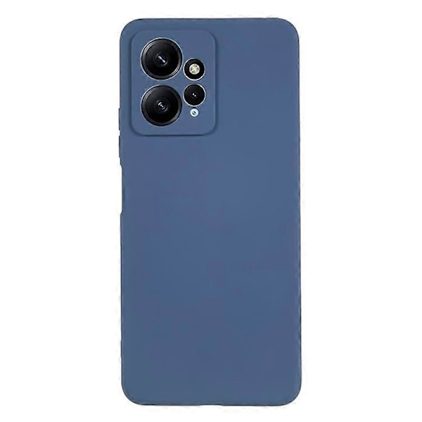 Kompatibel med Xiaomi Redmi Note 12 4G Gummibelagt TPU Telefon Cover Fiberforing Anti-drop Telefonbeskyttelse Grey
