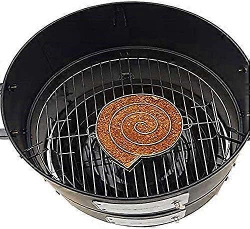 Snegleformet Rund Kold Røg BBQ Grill Rustfrit Stål Røgovn