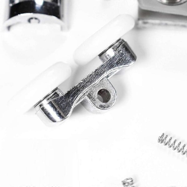 4 stk Dusjdørhjul 23mm Dusjdørruller Kraftig Sink Legering Dobbelthjul For Både Flat Sli SPK