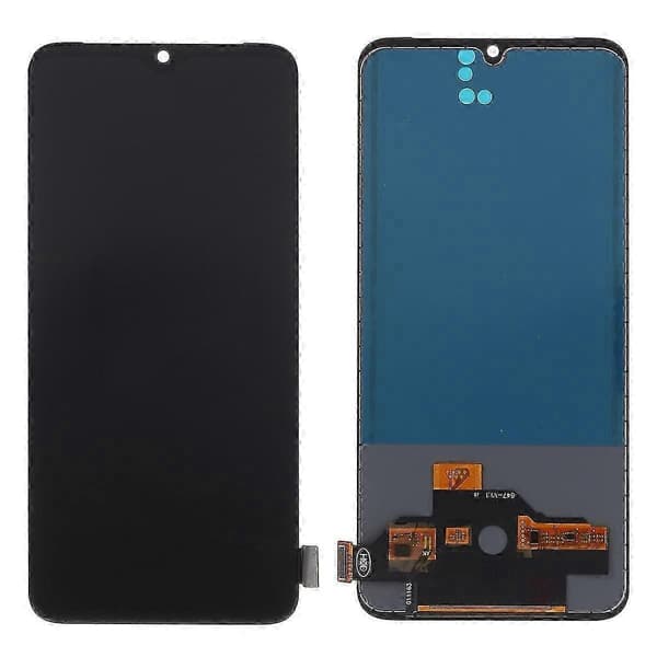 LCD-skærm og digitizer-samling (TFT-version) (uden logo) til OnePlus 7 - Sort