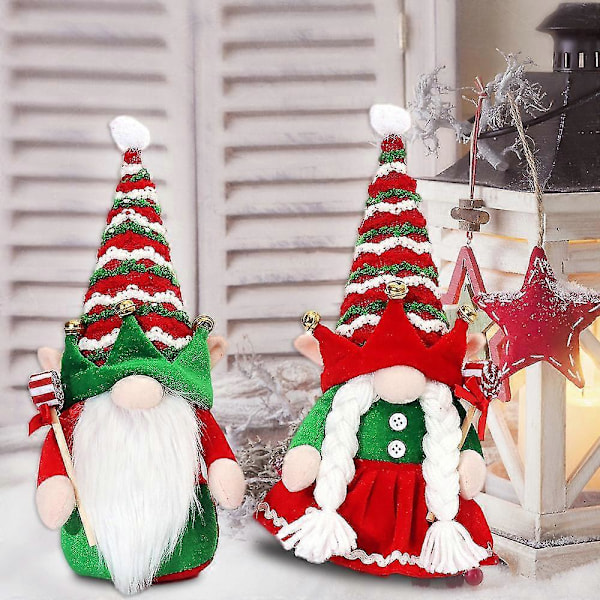 Christmas Gunk Pehmolelu Kääpiö pehmonukke 30 cm punainen vihreä