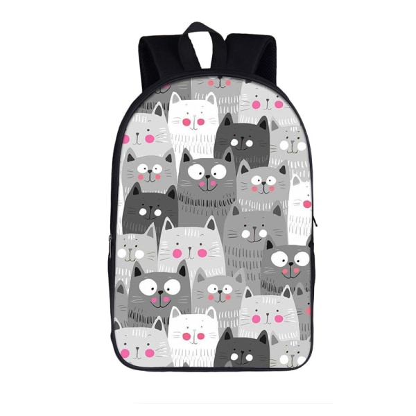 Funny Space Cat Unicorn rygsæk Laser Cat Kitty Daypack Børn Skoletasker til teenagere Piger Skolerygsække Børn Bogtaske style 1