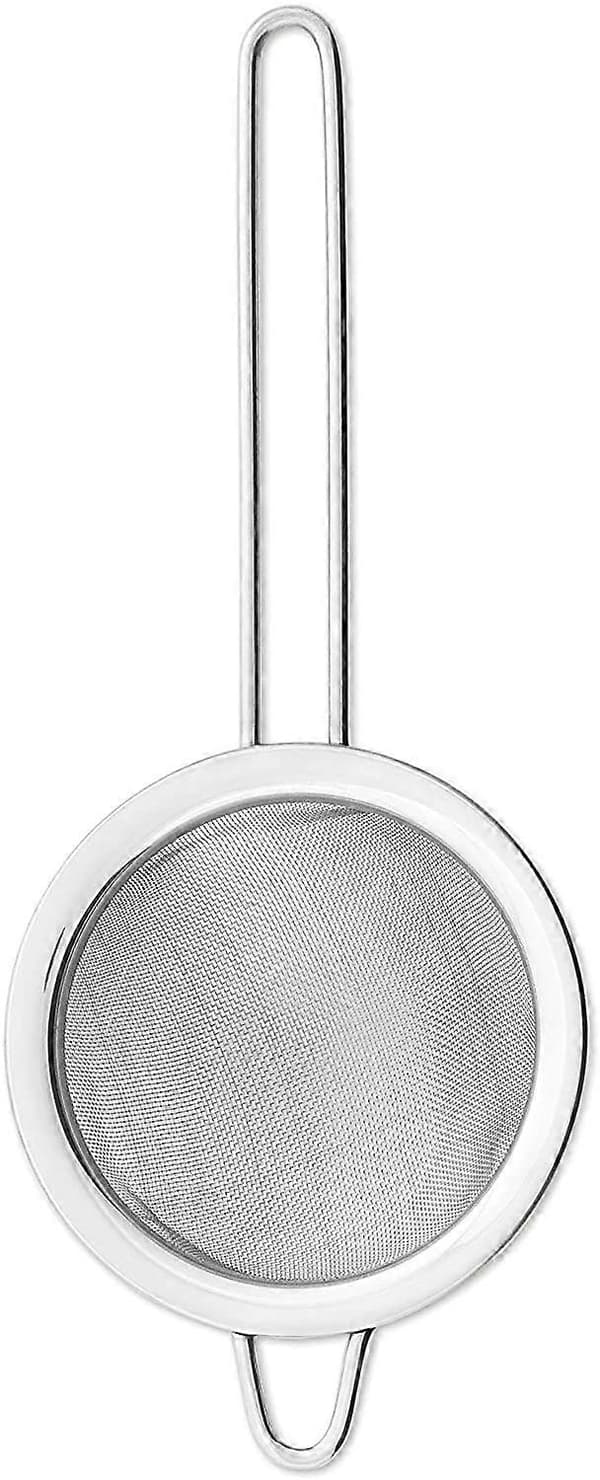 Skinande tesil i rostfritt stål Diameter: 75 mm, Silver