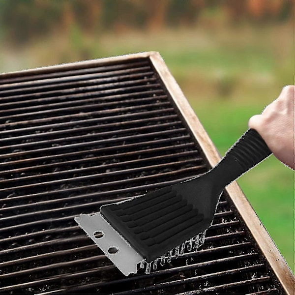 4 stk. Grillbørste Grillrengøring Grillbørste Rustfrit Stål Grill-ZZY