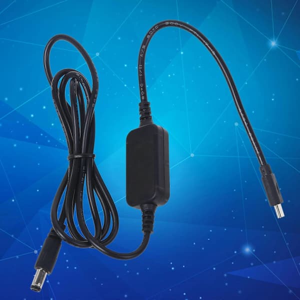 12V 20V Jack 5.5x2.5mm Step-up Virtamoduulin Kaapeli CCTV-kameralle