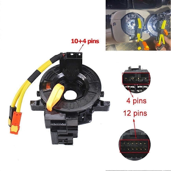 84306-06210 Klockfjäder Spiral~Kabel För Toyota REIZ Med Dubbeltråd Bildel