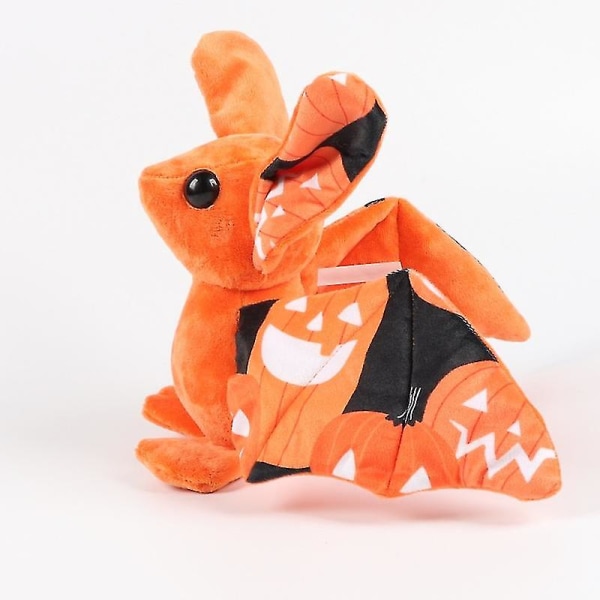 Halloween pumpa Bat plysch leksak printed Bat Spider stoppad djurdocka för barn gåva Orange