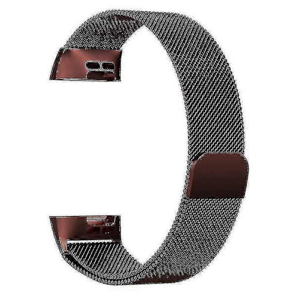Milanese Loop Armbånd Kompatibelt Med Fitbit Charge 3 (bronze)