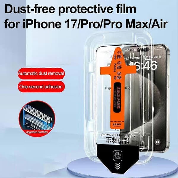 Pölytön Helppo Asennus Näytönsuoja iPhone 17 16 Pro Max/17 Pro/17 A