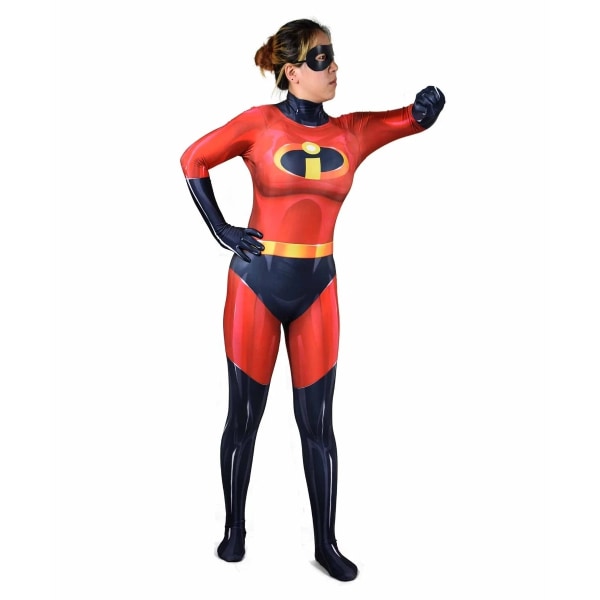 Voksen Børn Elastigirl Cosplay Kostume Dame Superhelt women xxxl