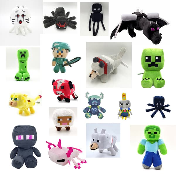 Minecraft Plyslegetøj: Blød Plysdukke Creeper - 18 cm