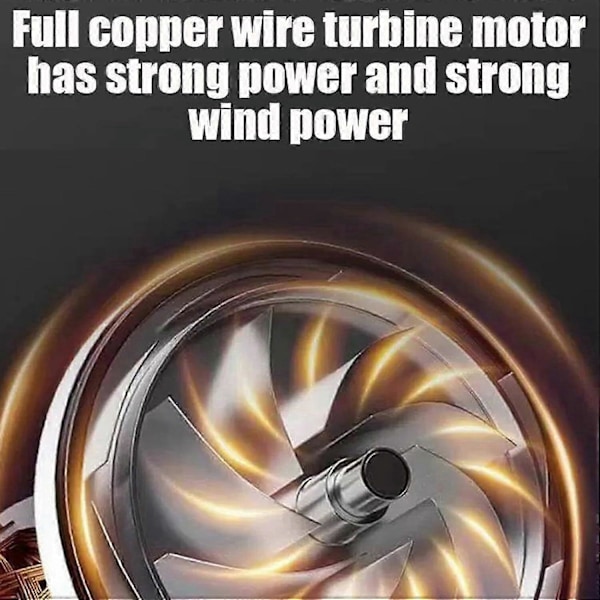 Seese Sladdlös Lövblås Handhållen Turbo Jet Blåsare 2025 Edition d