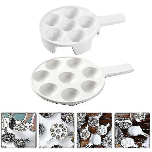 2 stk. Runde Snegleskåler Bakeformer Stekeformer