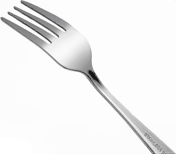 Salladsgafflar i rostfritt stål, 17 cm, 12-pack