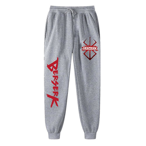 Anime Byxor Berserk Träningsbyxor Dam Långbyxor Herr Casual Harajuku Streetwear Träningsbyxor Y2k Herr Träningsbyxor Långbyxor white2 M
