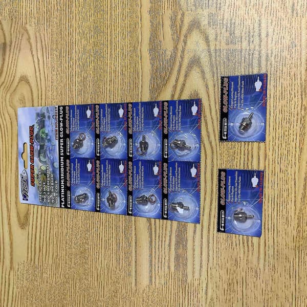 4x N4 Glødeplug Spark Til 70117 1/10 1/8 RC Buggy Truck Vertex Nitro Motor Dele