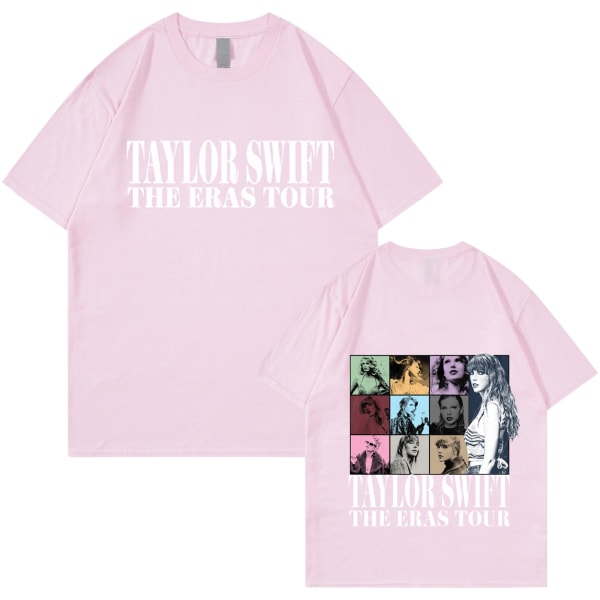 Taylor Swift Fan T-shirt Tryckt T-shirt Skjorta Pullover Vuxen Collection Gift pink S