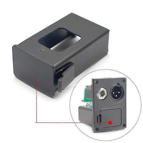 2st Pickup Batterifack Eq-7545r Batteri 6f22 Dragfack Gitarr Batterilåda