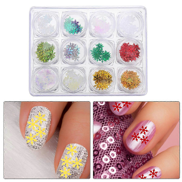 Nageldekorationer Paljetter Nagelkonst Nagelpulver Nagelkonst Strass Thanksgiving Naglar Glitter Nagelkonst Stickers