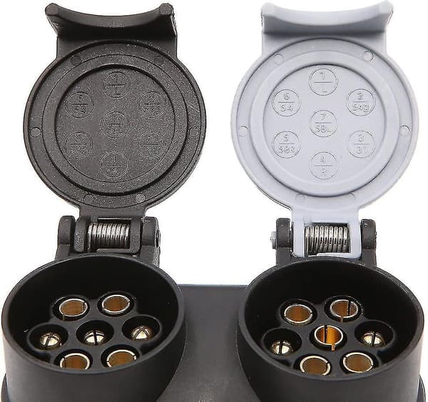 13-polet campingvognadapter til 12n og 12s 7-polet traileradapter