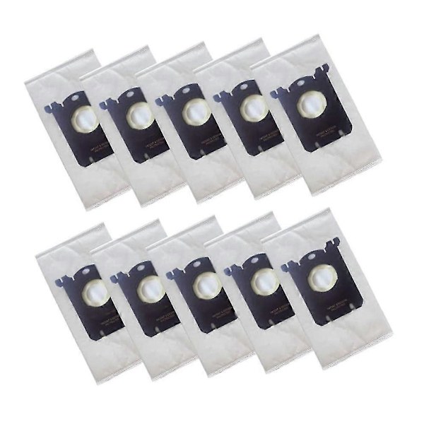 10-pack Ersättningsdammsugarpåsar Kompatibla för S Bag Classic El200f El8500 Dammsugare A (trassel)
