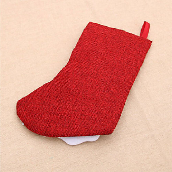 Julgodis Presentpåse Strumpa Xmas Trädhängande dekorationer Öppen spis Jultomten Sockaväska Prydnad Nyår Festtillbehör Snowman