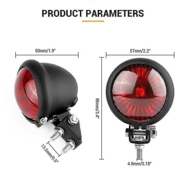 Motorsykkel Baklys LED Bremselys bd