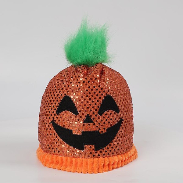 Uusi Halloween Halloween Pumpkin Hat Pehmolelu Söpö Halloween Devil Hat Nukke Pumpkin Hat