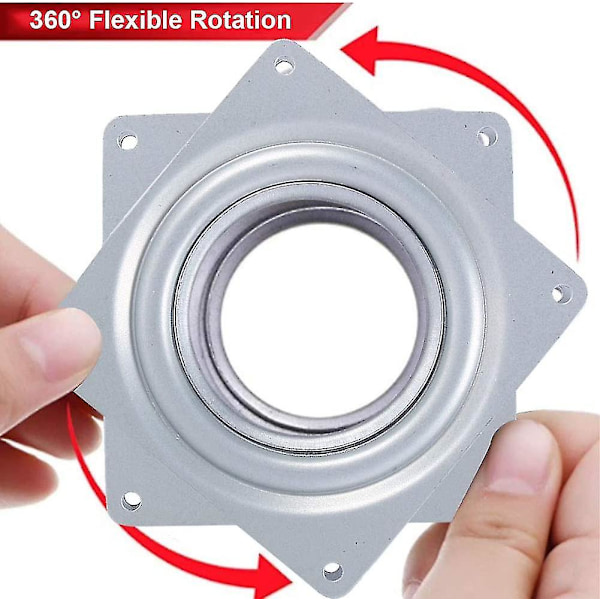 4 Kantet Lazy Rotating Platform 360 Grader Drejeskive Drejeplade TY