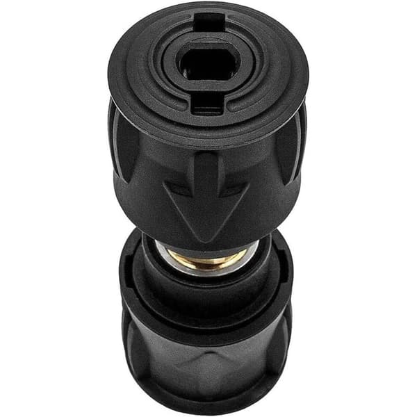 Tillbehör för högtryckstvätt: Karcher dubbelhövdad högtryckssnabbkoppling, adapter för ra.