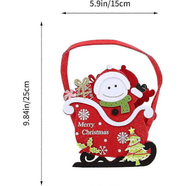Julgodispåsar Julgodiskorgar Jul 3st röd