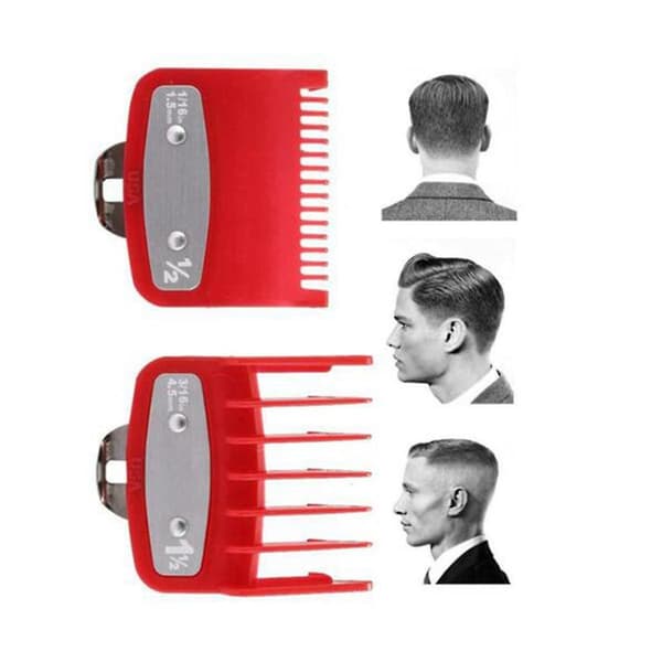 2-pack Hårtrimmer Guidekamuppsättning Standard Skydd Fästa Trimmer Stildelar