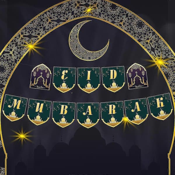 Ramadan Eid Mubarak Hängande Dekoration Dragblomma