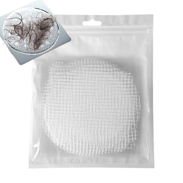 Runt cover Anti-täppning Runt mesh Transparent avloppsskydd Sil Starkt självhäftande filter för