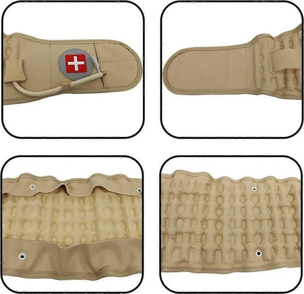 Ländryggsbälte, korrigering och dekompression, ländryggsstöd