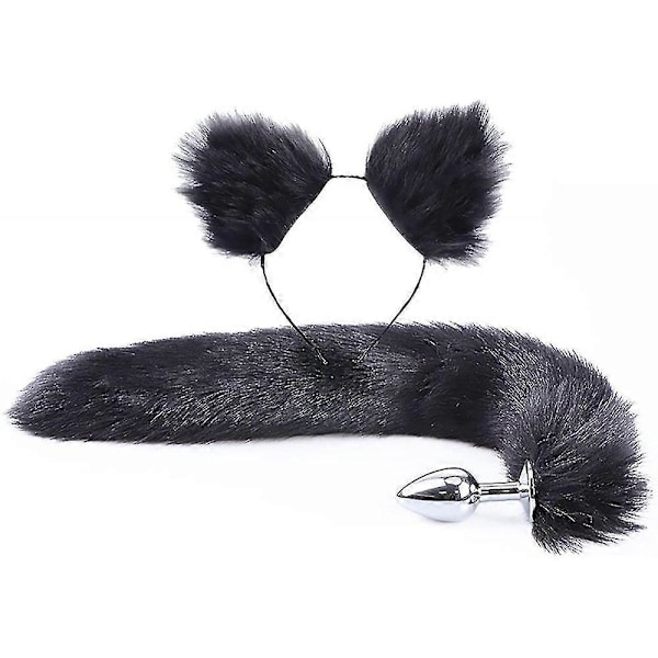 The Foxs Ear And Tail Plug Sports kompatibel Play Cosplay Er kompatibel med Alle Dame Julegaver KQN