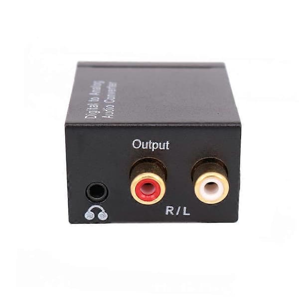 Digital Analog Lydkonverter Optisk Koaksial Toslink Rca L/r Lydadaptere