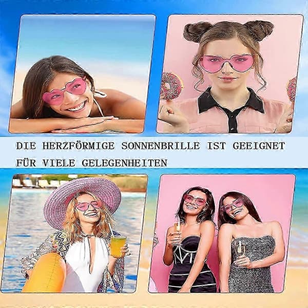 12 par hjertebriller hjerte solbriller