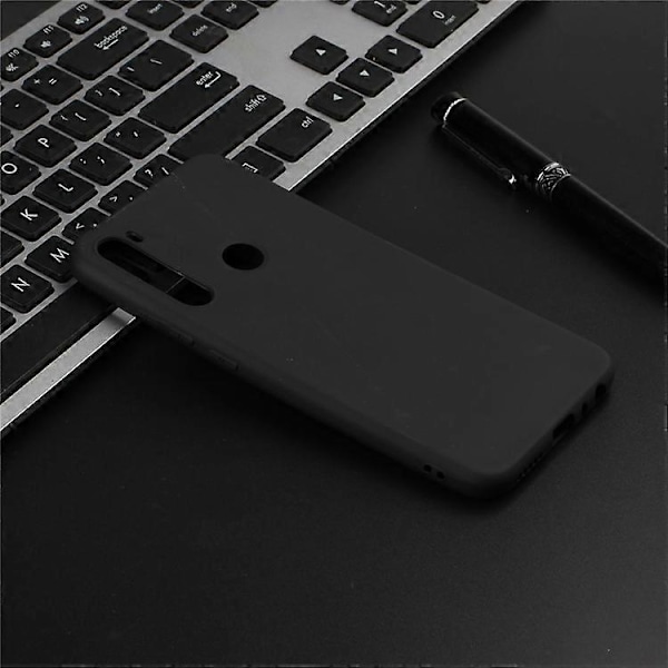 Blødt frostet TPU-cover kompatibelt med Xiaomi Redmi Note 8 Black