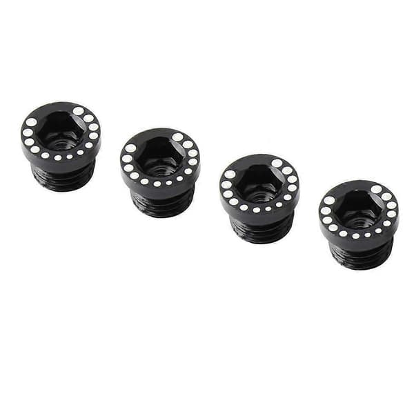 Erstatningsbolt til skivebremser M10*1.25 Sort Cylindrisk 4 stk.