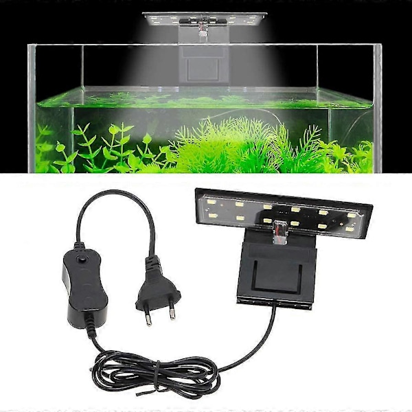 X3 Akvarium LED Belysning Skala Akvarielys Høj Lysstyrke LED Lys, Bruges Til 2-6mm Tykt Akvarium Hvidt Lys